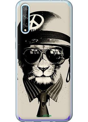 Чехол на huawei p smart s tattoo soldier "4165u-1813-10746"