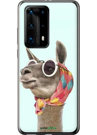 Чехол на huawei p40 pro plus модная лама "4479u-1917-10746"