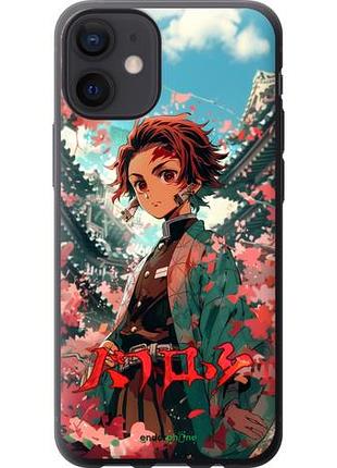 Чехол на iphone 12 mini tanjiro kamado "6132u-2071-10746"