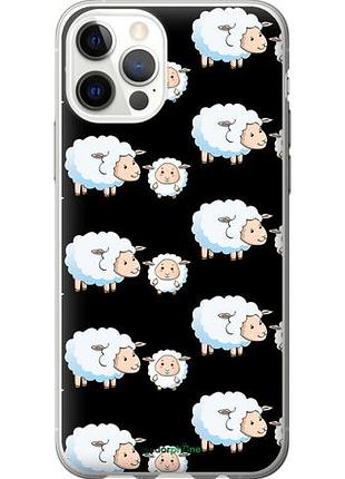 Чехол на iphone 12 pro овечки1 "4637u-2052-10746"