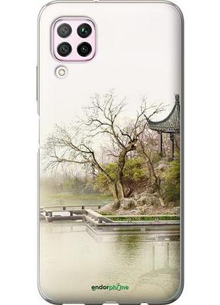 Чехол на huawei nova 6se японский пейзаж "776u-1823-10746"