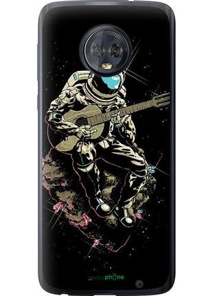 Чехол на motorola moto g6 plus космонавт с гиратой "4138u-976-10746"