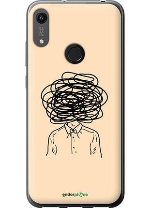 Чехол на huawei y6s мысли "4568u-1871-10746"