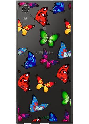 Чехол на sony xperia xa1 g3112 красочные мотыльки "4761u-964-10746"