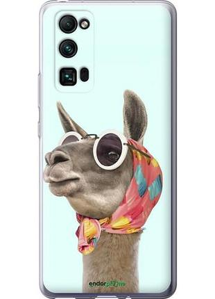 Чехол на huawei honor 30 pro модная лама "4479u-1920-10746"