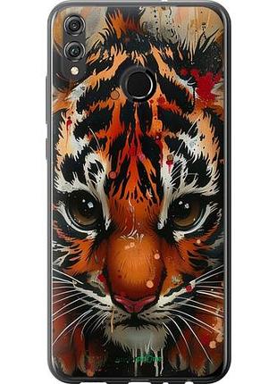 Чехол на huawei honor 8x mini tiger "6052u-1596-10746"