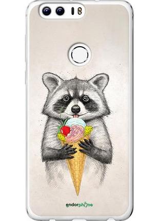 Чохол на huawei honor 8 єнотик з морозивом "4602u-351-10746"