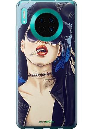 Чехол на huawei mate 30 девушка на стиле "4151u-1773-10746"