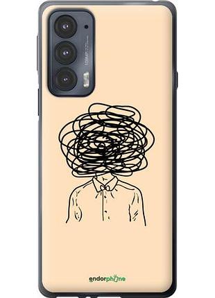 Чехол на motorola edge 20 мысли "4568u-2497-10746"
