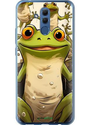 Чехол на huawei mate 20 lite веселая жаба "5658u-1575-10746"