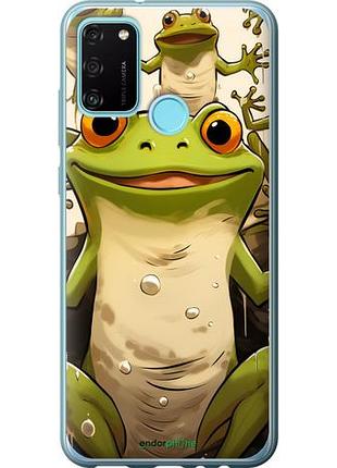 Чехол на huawei honor 9a веселая жаба "5658u-1900-10746"