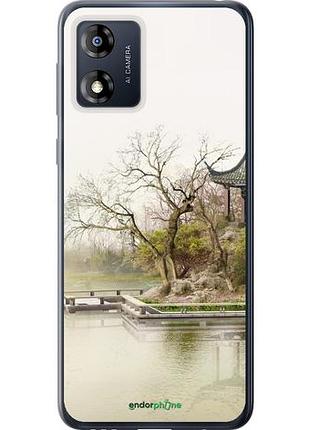 Чехол на motorola moto e13 японский пейзаж "776u-3053-10746"