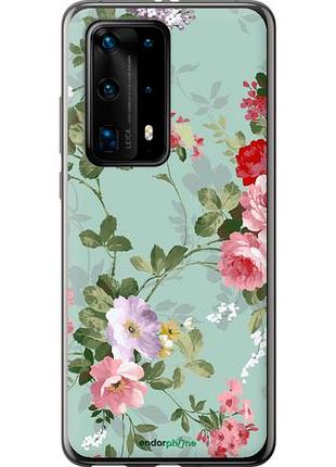 Чохол на huawei p40 pro plus квіткові шпалери 2 "862u-1917-10746"