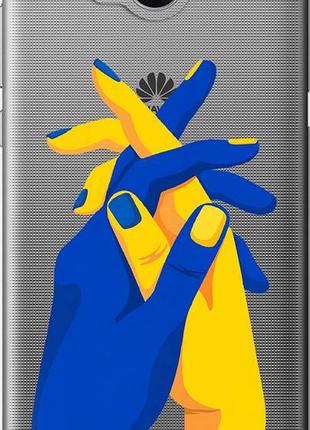 Чехол на huawei y5 2017 stand with ukraine "5255u-992-10746"