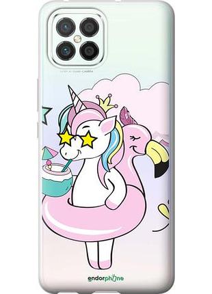 Чехол на huawei nova 8 se crown unicorn "4660u-2126-10746"