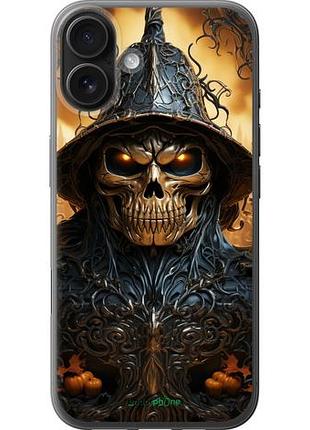 Чехол на iphone 16 plus череп 2 "5652u-3714-10746"