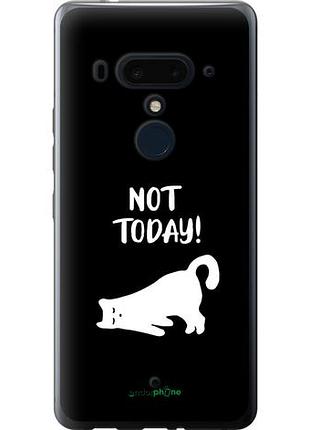 Чехол на htc u12 plus уставший кот "4535u-1712-10746"