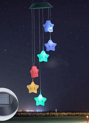 Світильник нічник star led solar на сонячній батареї 16 режимів colors star led solar night light 16 режимів