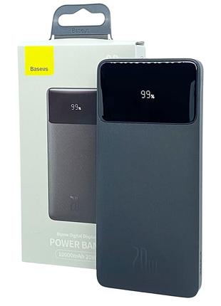 Power bank 10000 mah 20 w baseus реальная ёмкость быстрая зарядка внешний аккумулятор павербанк