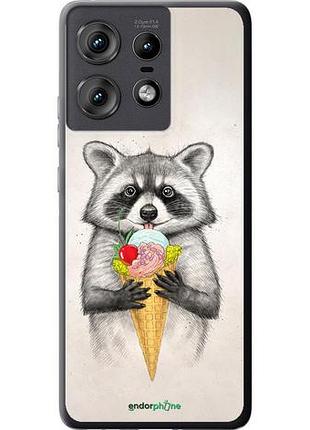 Чехол на motorola edge 50 pro 5g енотик с мороженым "4602u-3710-10746"