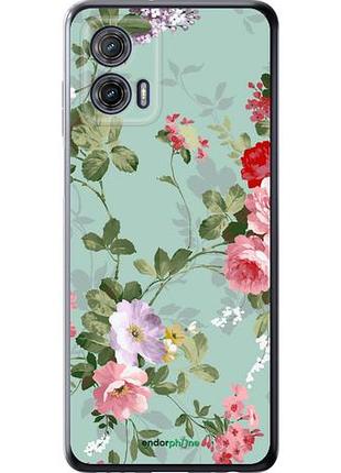 Чехол на motorola g73 цветочные обои 2 "862u-3196-10746"