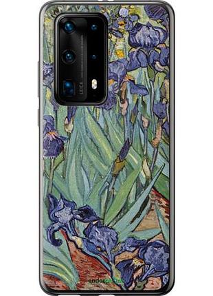 Чехол на huawei p40 pro plus винсент ван гог. ирисы "161u-1917-10746"