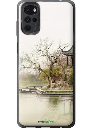 Чехол на motorola g22 японский пейзаж "776u-2681-10746"