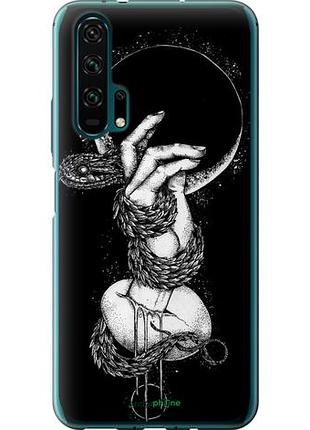 Чехол на huawei honor 20 pro змея в руке "4149u-1702-10746"