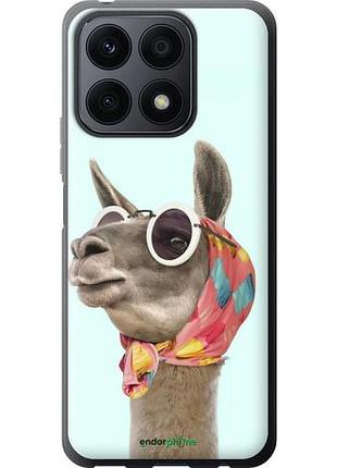 Чехол на huawei honor x8a модная лама "4479u-2963-10746"