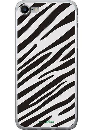 Чехол на iphone se 2020 классическая зебра "4874u-2013-10746"