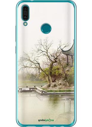 Чехол на huawei y9 2019 японский пейзаж "776u-1602-10746"
