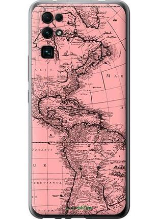 Чехол на huawei honor 30 карта "4794u-1921-10746"