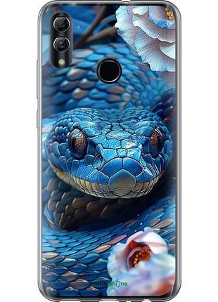 Чехол на huawei honor 10 lite blue snake "6079u-1618-10746"