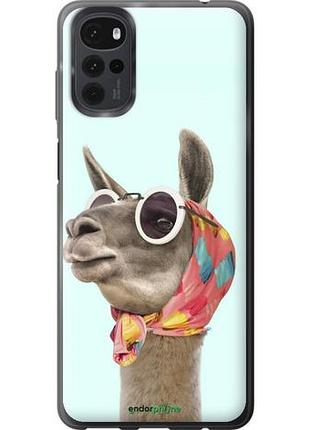 Чехол на motorola g22 модная лама "4479u-2681-10746"