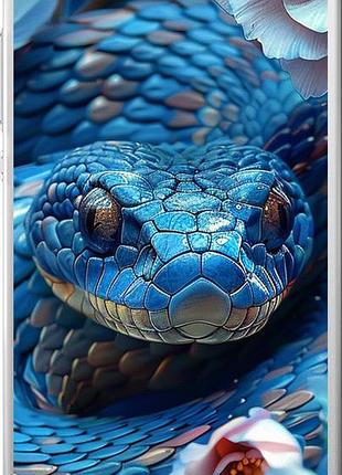 Чехол на huawei ascend p8 blue snake "6079u-123-10746"