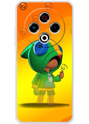 Чохол силіконовий з картинкою на tecno spark 30 (бравл старс, brawl stars)