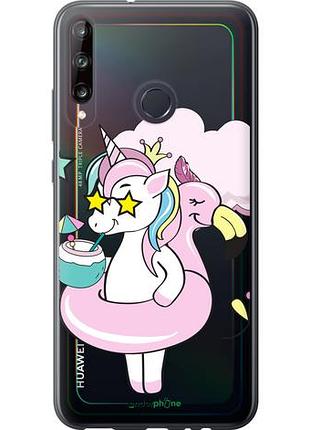 Чехол на huawei p40 lite e crown unicorn "4660u-1875-10746"