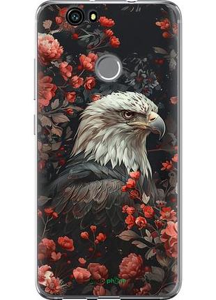Чехол на huawei nova цветочный страж "6102u-439-10746"