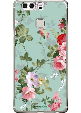 Чохол на huawei p9 plus квіткові шпалери 2 "862u-300-10746"