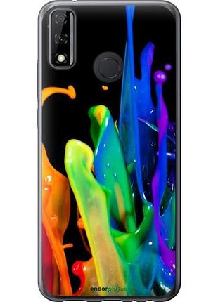 Чехол на huawei y8s брызги краски "3957u-2027-10746"