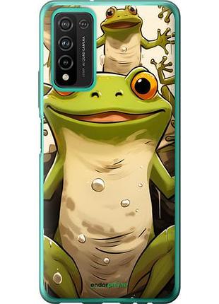 Чехол на huawei honor 10x lite веселая жаба "5658u-2198-10746"