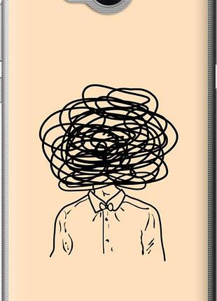 Чехол на huawei y5 2017 мысли "4568u-992-10746"