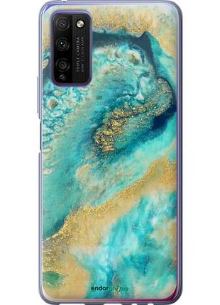 Чехол на huawei honor 30 lite green marble "4365u-2074-10746"
