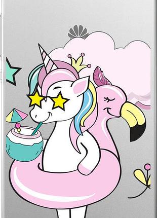 Чехол на huawei ascend p8 crown unicorn "4660u-123-10746"