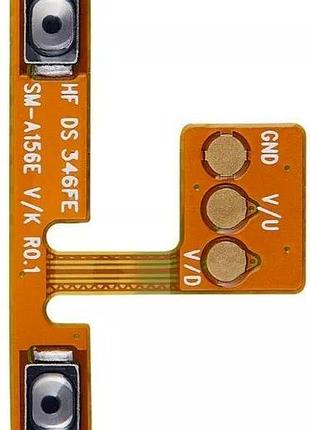 Шлейф для samsung a155 galaxy a15, a156 galaxy a15 5g, m156 galaxy m15, кнопок звуку