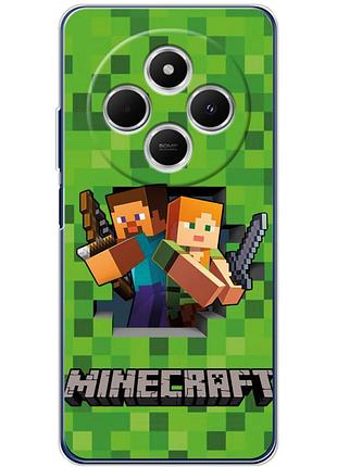 Чохол силіконовий з картинкою на xiaomi redmi a4 (майнкрафт, minecraft)