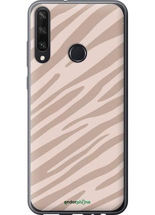 Чехол на huawei y6p зебра беж "4875u-1952-10746"
