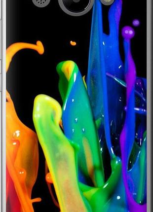 Чехол на huawei y3 2017 брызги краски "3957u-991-10746"