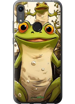 Чехол на huawei honor 8a веселая жаба "5658u-1635-10746"