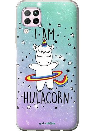 Чехол на huawei nova 6se i'm hulacorn "3976u-1823-10746"